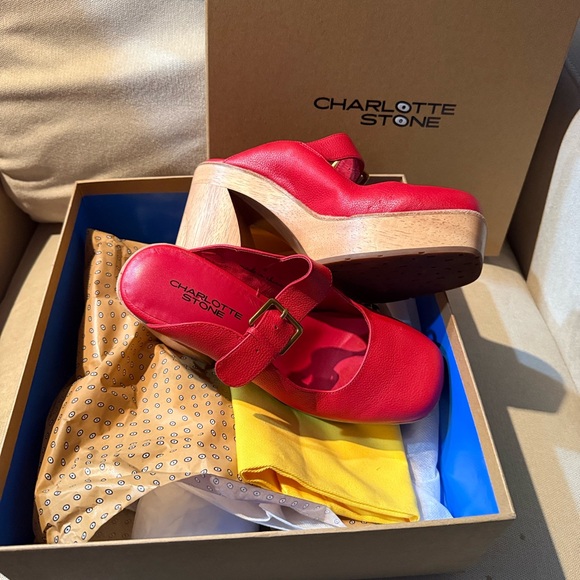 Charlotte Stone “Charis” Clog Mules - Picture 3 of 11